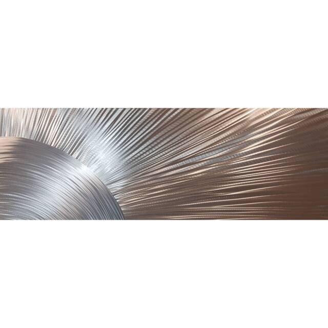 Silver Sun. Modern Abstract Metal Wall Art, Indoor/Outdoor Decor - image 1
