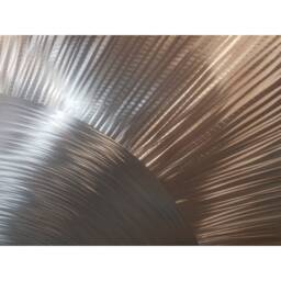 Silver Sun. Modern Abstract Metal Wall Art, Indoor/Outdoor Decor - thumbnail 2