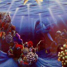 "Sea Turtle Ceramic Wall Art Tile, 8"" By 12" - thumbnail 2