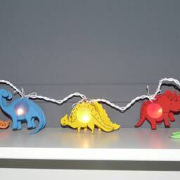 Dinosaur String Lights For Children's Rooms - Various Designs - thumbnail 3
