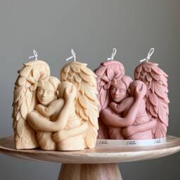 Mother Angel Soy Wax Candle Hand-Poured Sculptural Gift - thumbnail 1