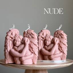 Mother Angel Soy Wax Candle Hand-Poured Sculptural Gift - thumbnail 3