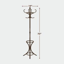Coat Rack Wall Decal, Hanger Sticker For Home Decor, Entrance Decor Office Decal - thumbnail 2