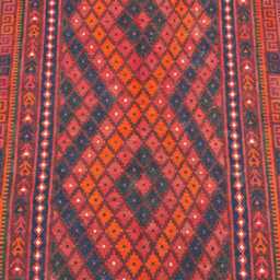 7.2x10.8 Ft, Southwestern Traditional Afghan Multicolor Thin-Soft Boho Kilim, Flatweave Hand-Knotted Any Room Rug - thumbnail 2