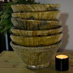 Promotion Set Of 6 Moroccan Yellow Tamegroute Bowls - thumbnail 1