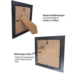 H7 Distressed White Wood Photo Frame With Mount - thumbnail 4