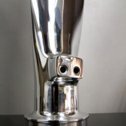 Mirror Polished Piggy X Cutlass Airplane Propeller Display Blade - thumbnail 3