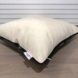 Silk Ikat Pillow Cover Silver Fox - Statement Cushion For Home Decor - thumbnail 4