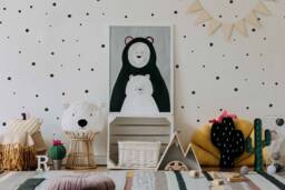 Dots Big & Small // Hand Drawn Dot Decals Polka Wall Decor For Nursery Or Kids Room - thumbnail 1