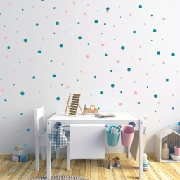 Dots Big & Small // Hand Drawn Dot Decals Polka Wall Decor For Nursery Or Kids Room - thumbnail 2