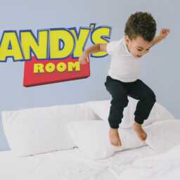 Custom Name Sticker - 1220mm - Wall Sticker Andy's Room Personalised - thumbnail 2