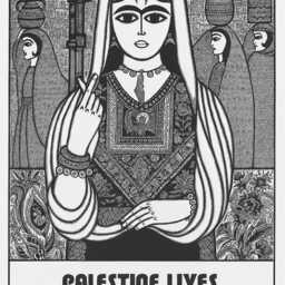 Palestine Lives Art Print Vintage Palestinian Feminist Poster - thumbnail 2