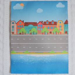 Baby Sensory Board Magnetic Felt Vehicle Quiet Book - thumbnail 2