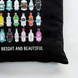 Funny Gin Cushion, Scatter Room Decor, Cushion Cover, Homewares, Gift, Decorative Pillow - thumbnail 4