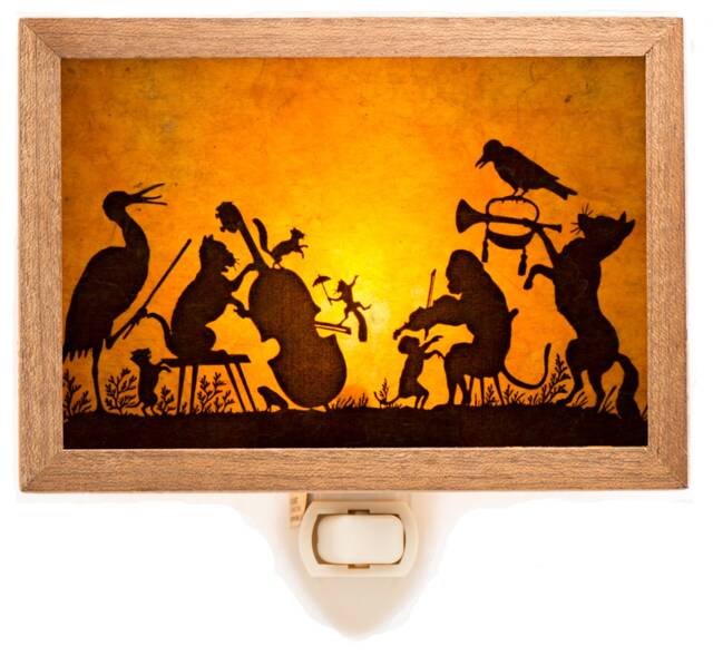 Mica Night Light - Handmade Animal Band Whimsical Lighting Music Animals