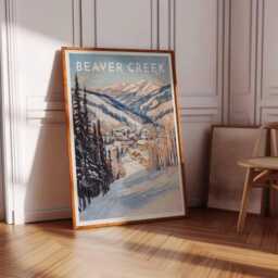 Beaver Creek Ski Poster Colorado Winter Travel Art Print - thumbnail 2