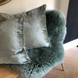Green Luxury Velvet Scatter Cushions, Silky Velvet, Cushion, Variety Of Colours, Home Decor, Interior Design - thumbnail 2