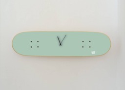 Skateboard Decor Inspiration For Skateboarding Fan - Gift Skateboarders Skate Clock Mint - thumbnail 1