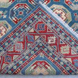 7x10 Ft Afghan Hand Knotted Kazak Area Rug, Luxury Brand New Rug, Medallion Geometric Rug For Living Room Carpet - thumbnail 4