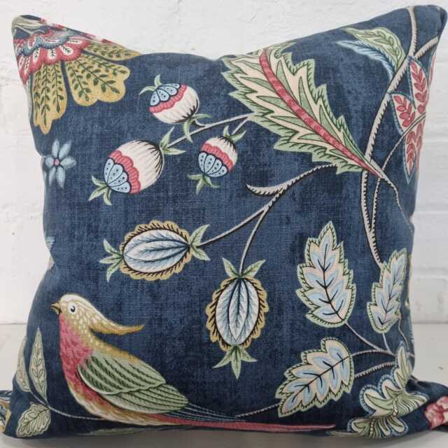 Extra Large Double Sided Cushion With Optional Piping, 23 Inch Square Made Chanterelle Fabric By Iliv - image 1