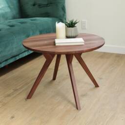 The Line Edition Round Coffee Table - Midcentury Modern Customizable - thumbnail 4