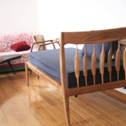 Wool Covered Daybed - thumbnail 2