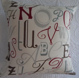 Alphabet.letters.toss Pillows.throw Pillows.cushion Cover.kids.nursery.bedroom Decor.ranch.cowboy.boys.girls Room.pillow Covers.slip Cover - thumbnail 1
