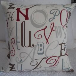 Alphabet.letters.toss Pillows.throw Pillows.cushion Cover.kids.nursery.bedroom Decor.ranch.cowboy.boys.girls Room.pillow Covers.slip Cover - thumbnail 2