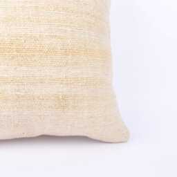 Vintage Turkish Kilim Pillow Cover Handwoven Wool Throw - 16x16 - thumbnail 2
