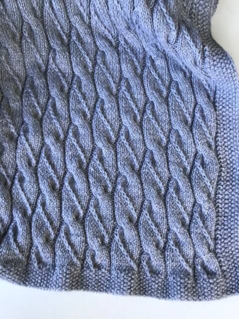 Knitted Baby Blanket - image 1