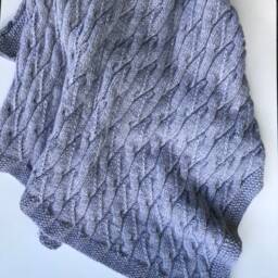 Knitted Baby Blanket - thumbnail 3