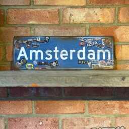 Ajax Amsterdam Football Vintage Style Real Rust Metal Wall Art Dutch Netherlands Holland Ultras - thumbnail 3