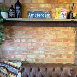 Ajax Amsterdam Football Vintage Style Real Rust Metal Wall Art Dutch Netherlands Holland Ultras - thumbnail 2