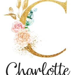 Gold Initial Personalised Print, Pink & Gold, Woodland Nursery Decor, Girls Bedroom Watercolour Animals, Animals Creatures - thumbnail 3