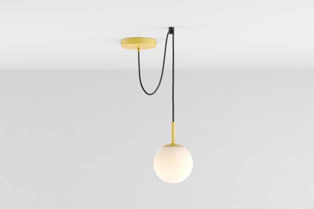 Zoe Ceiling Pendant Hanging Light Yellow Kitchen Island Fixture Lamp Shade - image 1