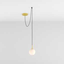 Zoe Ceiling Pendant Hanging Light Yellow Kitchen Island Fixture Lamp Shade - thumbnail 2