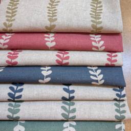 1431. Soft Gold Isabella Trail, Linen Look 100% Cotton Cushion Cover - thumbnail 4