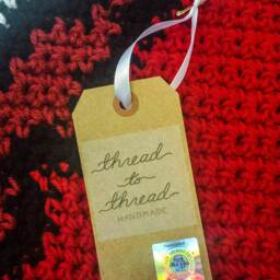University Of Utah Utes Drum & Feather Crocheted Throw Blanket - thumbnail 3