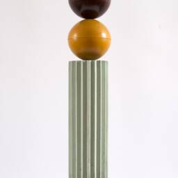 Handmade Concrete Pendant Light With Epoxy Spheres - thumbnail 3