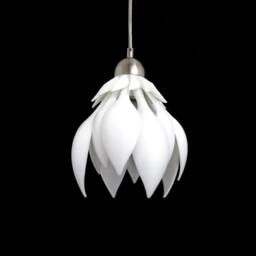 Photon Reef Leaf Flower 3D Printed Pendant Light - thumbnail 1