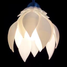 Photon Reef Leaf Flower 3D Printed Pendant Light - thumbnail 3