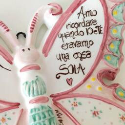 Maxi Butterfly in Ceramic 30x30 cm - thumbnail 4