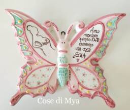 Maxi Butterfly in Ceramic 30x30 cm