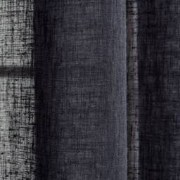 Extra Long Dark Linen Curtains Custom Grommet & Hook Drapery - thumbnail 3