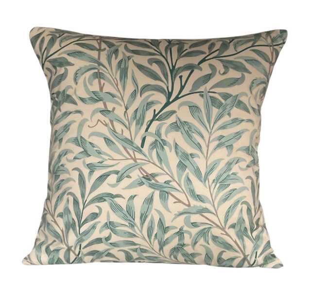 William Morris Bough Green Beige Floral Cushion Cover 16 - image 1