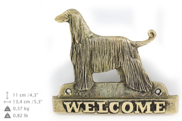 Afghan Hound, Dog Welcome, Hanging Decoration, Limited Edition, Artdog - image 1