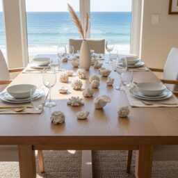 Luxury Clay Coral Reef Tablescape Centerpiece - 30 Pc Hamptons Coastal Beach House Table Decor - thumbnail 2