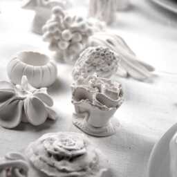 Luxury Clay Coral Reef Tablescape Centerpiece - 30 Pc Hamptons Coastal Beach House Table Decor - thumbnail 3