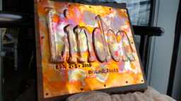 Copper Sign Custom, 7 Year Anniversary, Usa Creator Seller, Personalized Gift, Small Business Sign, Name Sign, Wall Hanging, Housewares - thumbnail 1