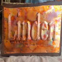 Copper Sign Custom, 7 Year Anniversary, Usa Creator Seller, Personalized Gift, Small Business Sign, Name Sign, Wall Hanging, Housewares - thumbnail 2